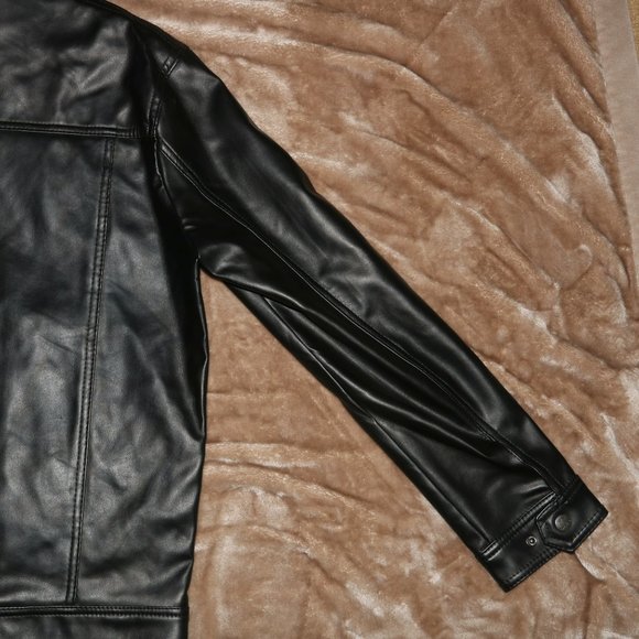 GA Milano Italy Leather Jacket - Genuine REAL - New with Tags - Length 27 - Picture 15 of 16